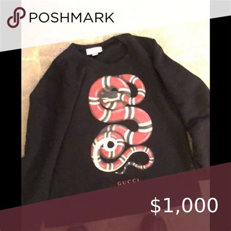 gucci snake sweater|gucci crew neck sweater.